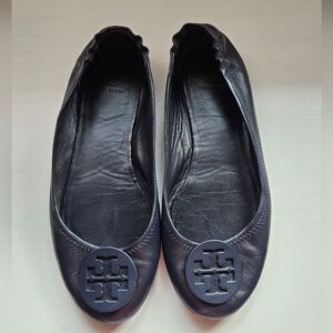 Tory Burch Minnie Travel leather ballet flats